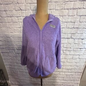 Magellan Outdoors Purple Sherpa Jacket- XL girls, fair condition!